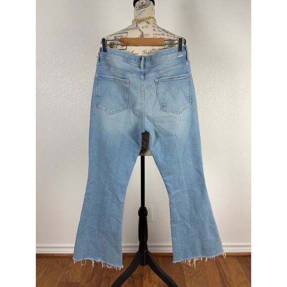 B75 Mother Jeans The Weekender Fray Womens 32 California Cruiser Boho Y2K Baddie - Picture 9 of 13
